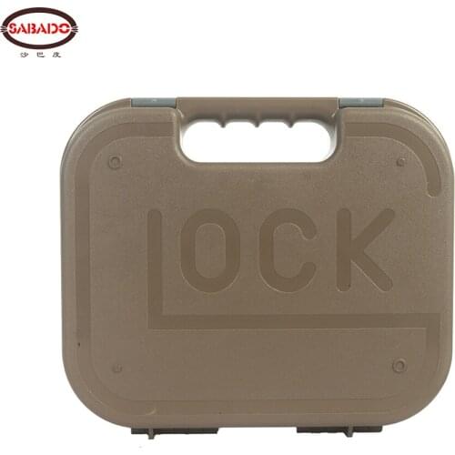 Tactifans GLOCK ABS Pistol Case Tactical Hard Gear Box Toy Gun With Padded Foam Lining For Holster For Hunting Accessories