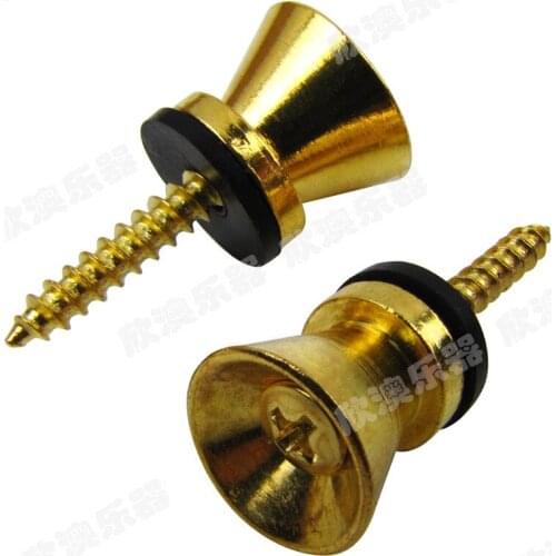 2 Pcs Guitar Accessories Non-Slip Strap Buckle Button End Of Nails Anti-Off Guitar Strap Nails Bass Strap Locks