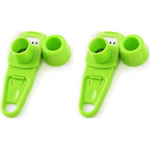 2Pcs Garlic Crusher Multi Functional Manual Ginger Garlic Grinding Grater Cutter Utensils Garlic Peeler Kitchen Accessories Tool