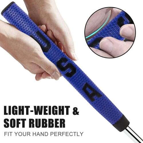 2020 New Golf Putter Grips with USA style and Anti-Slip Material Blue Color