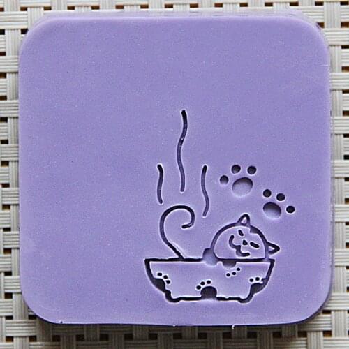 Nicole Acrylic Soap Seal Stamp for Natural Handmade Soap