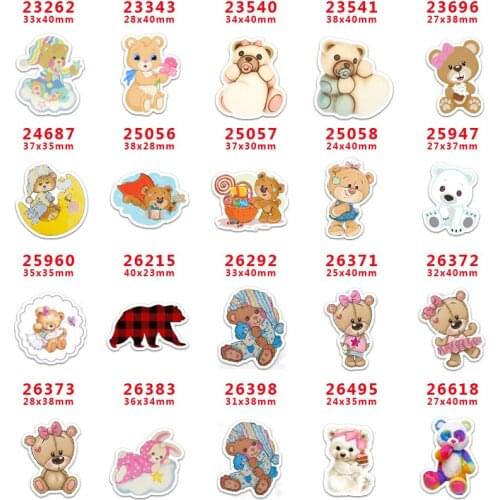 Choshim Diy accessories Cartoon flat back planar resin diy decoration crafts accessories 10pieces,DIY handmade PR23262