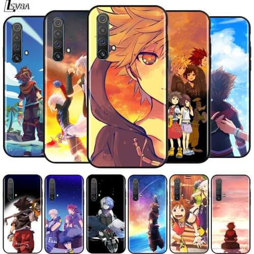 Anime King Hearts for OPPO Realme V15 X5 X3 X50 X7 X2 C17 C11 C3 C2 7 7i 6 6S 6i 5 Narzo 20 Pro Black Phone Case
