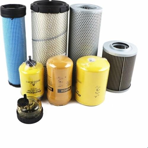 Free shipping fuel filter filter for Takeuchi TB150 160 175C engine oil filter diesel air filter excavator parts