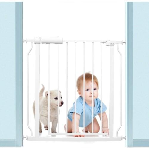 Baby Playpen Safety Fence Children Safety Gate Stairs Door Fence Child Security Barrier High Strength Iron Isolation Pet Door