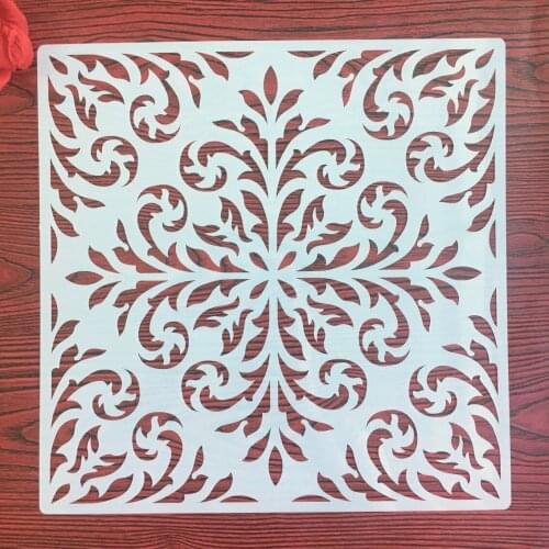 30 * 30cm size diy craft mandala mold for painting stencils stamped photo album embossed paper card on wood,fabric wall stencil