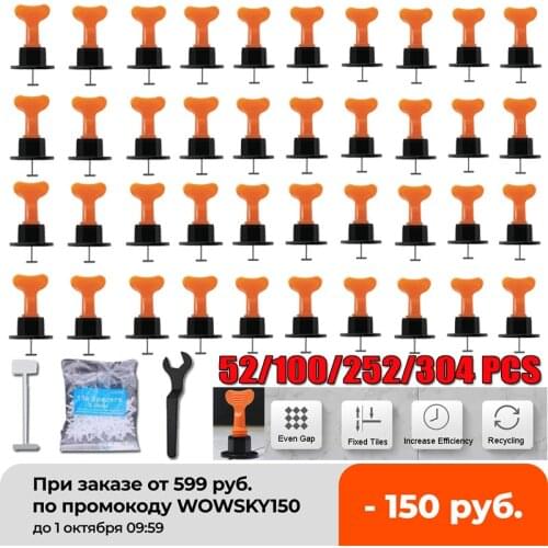 NEW 252Pcs Level Wedges Tile Spacers For Flooring Wall Tile Spacer Carrelage Tile Leveling System Leveler Locator Spacers Plier