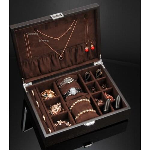 Bangle Ring Dressing Table Storage Box Watch Bracelet Makeup Jewelry Organizer Brooches Necklace Storage Container Lipstick Case