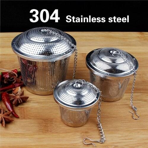 Reusable Stainless Steel Mesh Tea Infuser Tea Strainer Teapot Tea Leaf Spice Filter Drinkware Kitchen Accessories sieve sifter