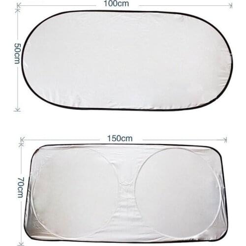 Set 6pcs Front Rear Side Windscreen Car Sunvisor Folding Sunshade UV Block