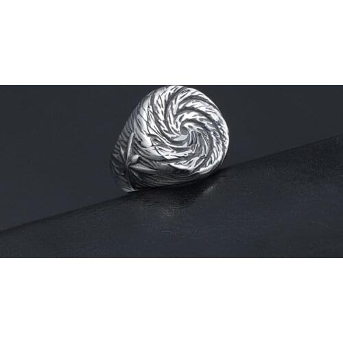 The new male stainless steel, titanium steel ring texture man ring manufacturer wholesale a undertakes Factory direct free ship