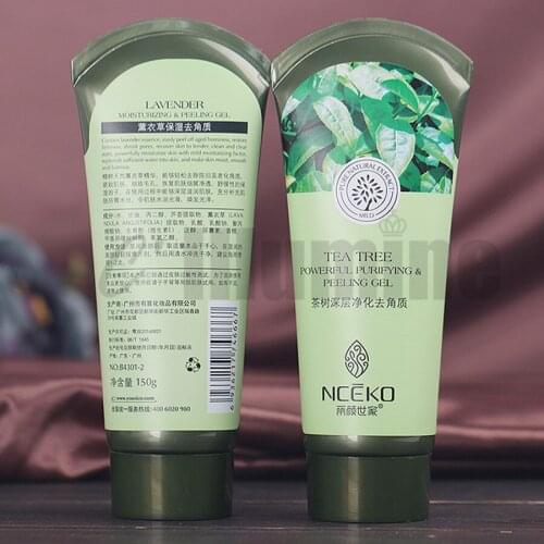 Exfoliating Cream Lavender Milk Rose Tea Tree Remove Dead Skin Facia Scrubs