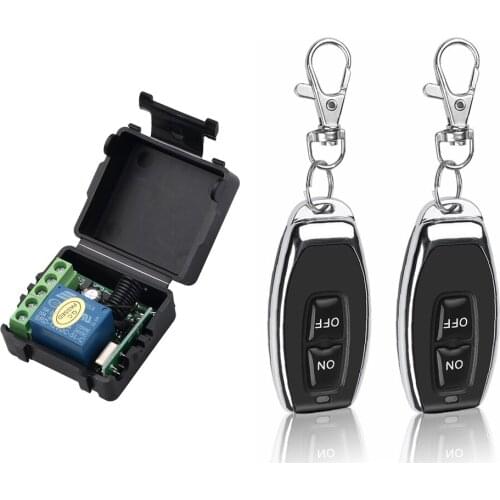 Smart Home 433Mhz DC 12V 1CH Wireless Remote Switch Relay Receiver Transmitter Remote Control Switch Module and RF Transmitter