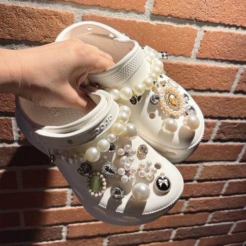 Luxury Croc Charms Personality Charms for Crocs DIY Fashion Shoe Charms Vintage Shoe Decoration High Quality Shoe Accessories