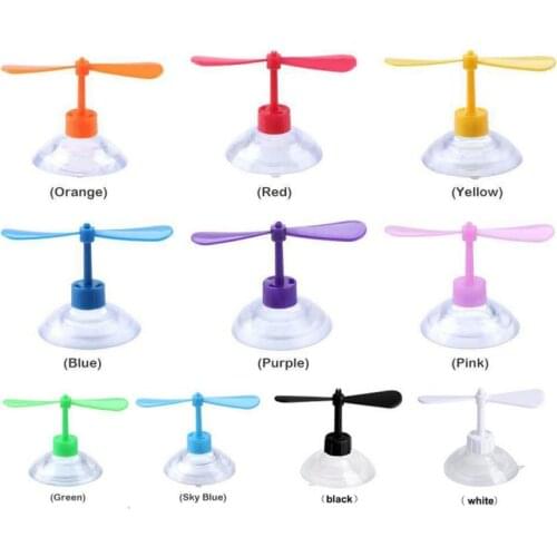 Motorcycle Helmet Fan Decoration Propeller Suction Cup Fan Childhood Fun Motorcycle Decoration Accessories Childrens Toys