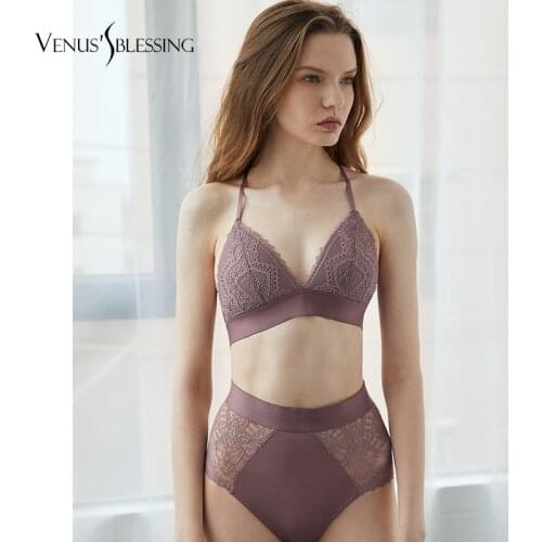 Bandage Design Lace Sexy Women Casual Lace Summer Beauty Back Bralette Padded Bra Stretch Sleeping brassiere bra top