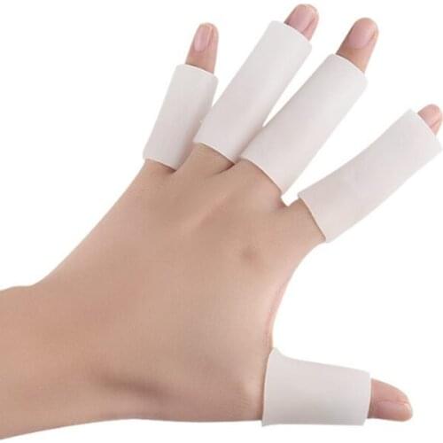 1000sets Silicone Gel Toe Tube Finger Protector Sleeve Separator for Protect Cracked Skin Corn Blisters Callus Care Relief tube