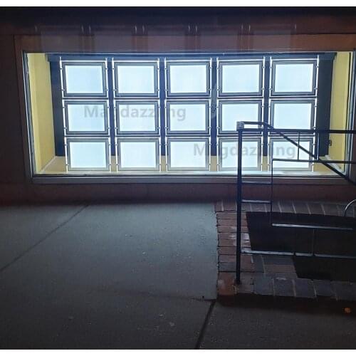 15PCS XA3 Landscape Single Side Magnetic Acrylic Frame LED Illuminated Window Display System Light Box For Real Estate Agent