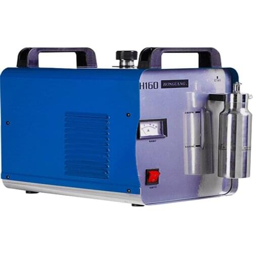 220V Acrylic Flame Polishing Machine H160/H180 Plexiglass Acrylic Electrolysis Water Welding Machine Hydrogen Oxygen Generator