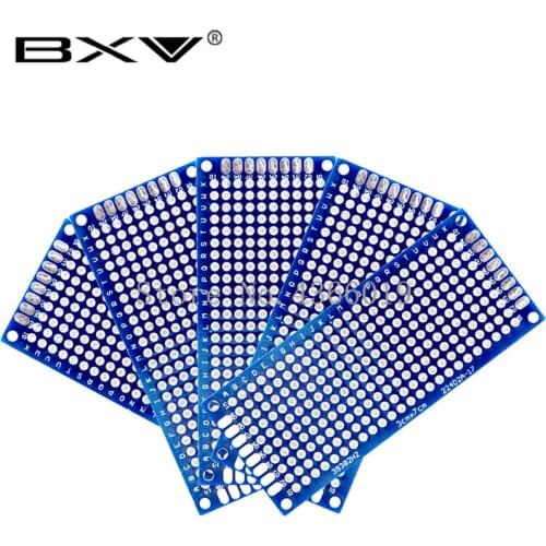 3*7 3*7cm PCB 3x7 3x7cm PCB Double Side Prototype PCB diy Universal Printed Circuit Board Blue