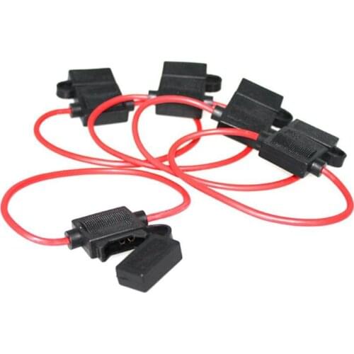 5pcs 14 Gauge ATC Fuseholder in-Line AWG Wire Copper 32 Volt Power