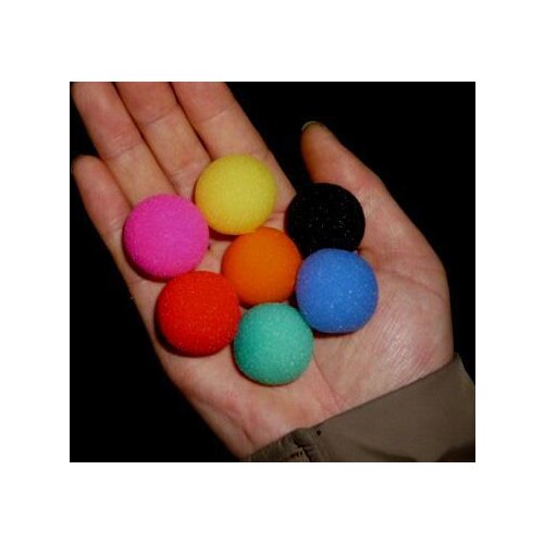 Free shipping! Super sponge ball (2.5cm) 8 color for choose (50pcs/lot) - Magic Trick,stage/close up,props,comedy,Accessories