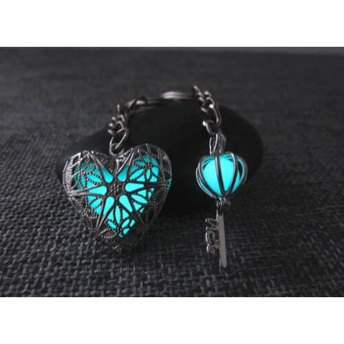 Key To My Heart Keychain,glow In The Dark Keychain,Couples Key Chain,his and Her Keychain,couple Keychains,Halloween Keychain