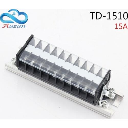 TD-1510 rail terminal block combination terminal block 10-position terminal block 15A660V