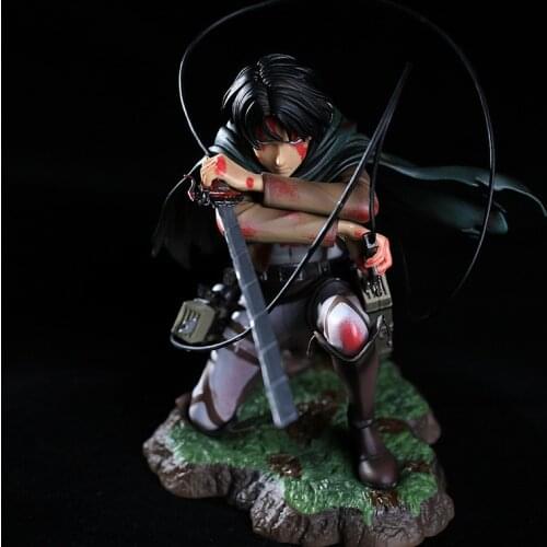 16cm Attack on Titan Levi Rivaille Rival Ackerman Action figure toys doll Christmas gift no box