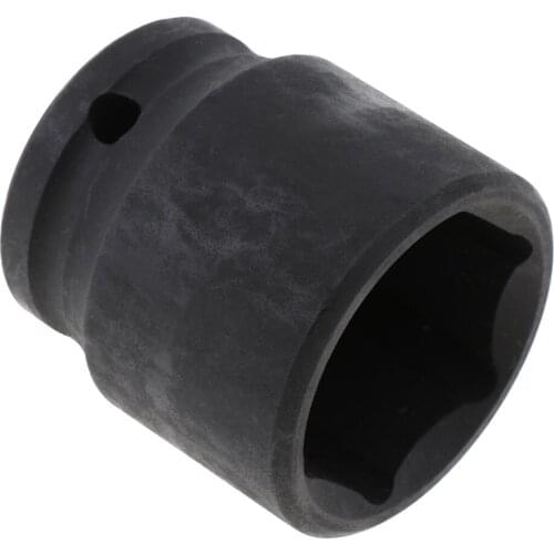 Heavy Duty 30mm Metric Impact Socket with 1/2 inch Drive, 6-Point, Black