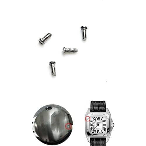 Watch button screw back cover screw is suitable for watch button bottom cover screw watch accessories