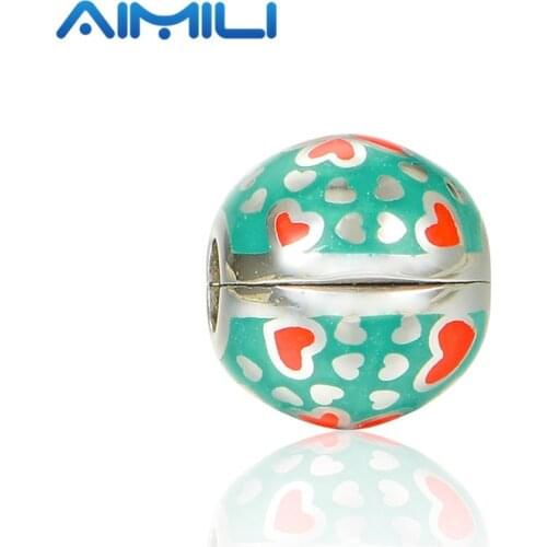 Fashion Hot Clasp 925 sterling silver Charms For European Diy Bracelets GW Fashion Jewelry AMLK001H10