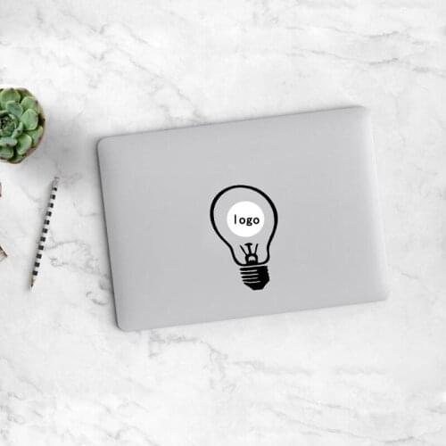 Cartoon Light Bulb Laptop stickers are detachable and waterproof for laptop decoration