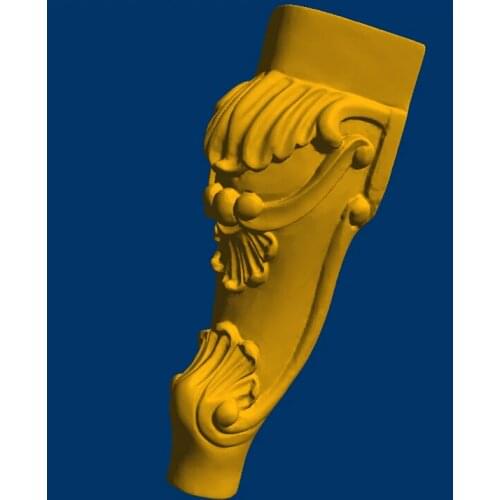 New 3D model STL long relief STL format CNC table legs Furniture Leg 107