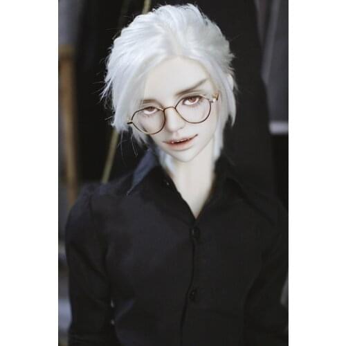 BJD doll glasses are suitable for 1/3 SD13 SD17 POPO68 size gold geometric frame glasses (note no lenses) doll accessories