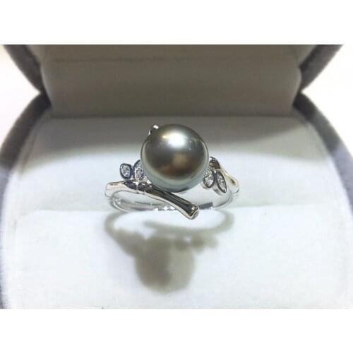 New 925 Sterling Silver Ring Finger Ring Base Settings Adjustable Ring Findings Jewelry Parts Fittings Accessories for Pearls