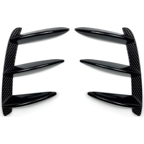 A pair Rear Bumper Air Knife Bumper Fangs Rear Air Knife Exterior Modification for Mercedes-Benz A-Class W176 A200 A260 12-19