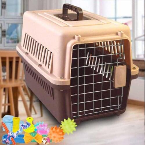 Cat Air Box Cat Cage Portable Out Dogs Pets Out Checked Air Box Transportation Air Box