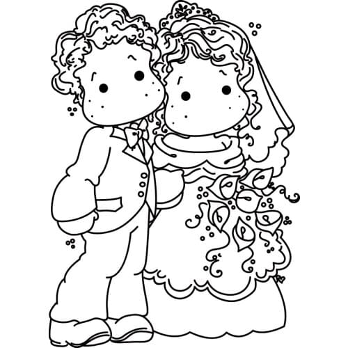 Get Marrie Transparent Silicone Clear Rubber Stamp and Die Sheet Cling Scrapbooking DIY Cute Pattern Photo Album PaperCard Decor