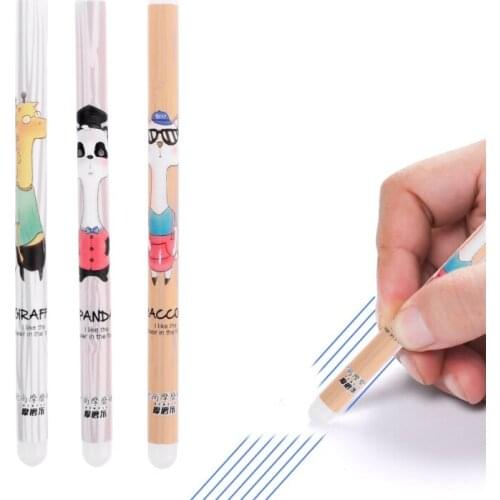 Creative Cartoon Animal Silicon Double Head Friction Eraser For Erasable Gel Pen