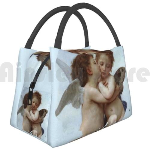 Cooler Lunch Bag Picnic Bag Cupid And Psyche Children Particular Amour Et Psyche William Adolphe Bouguereau