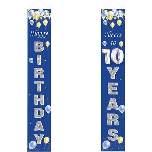 10Th Birthday Decorations For Boys,10Th Birthday Decorations For Him,10Th Birthday Banners For Boys,Happy 10Th Birthday