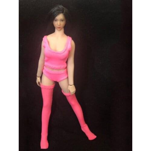 In Stock 1/12 Scale Female Clothes Stockings&Vest&Pants Suits Model Woman Pants Fit For 6" Doll Action Figure