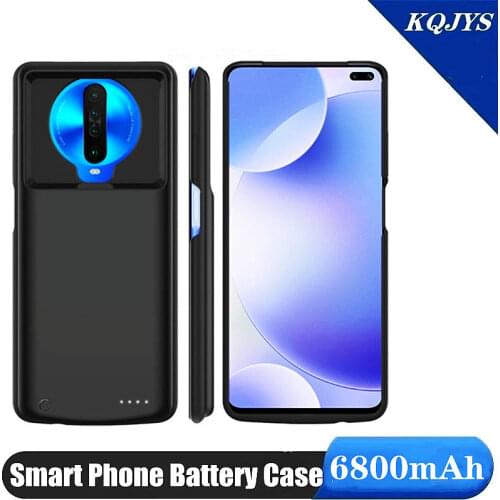 KQJYS 6800mAh For Xiaomi Redmi POCO X2 Battery Charger Case Portable Power Bank Charging Cover For Redmi POCO F2 Battery Case