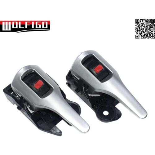 WOLFIGO New Silver Left Right Inner Interior Door Handles For 2009-2013 Toyota Corolla Matrix 6920512230,TO1352162,TO1353162