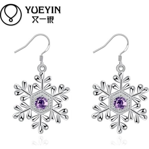 Silver plated jewelry earrings for women long earrings silver plated Bridal Jewelry Factory price classic jewelry oorbellen