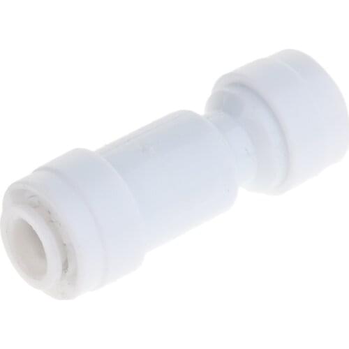 1/4 Straight Check Valve Fitting Quick Connection Water Piping For RO System