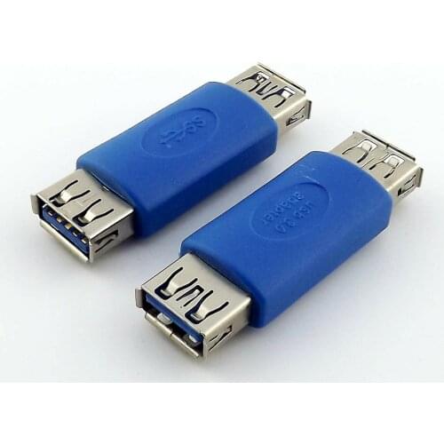 1pcs USB 3.0 Type A External Female To Female Connector Cable Extender Adapter