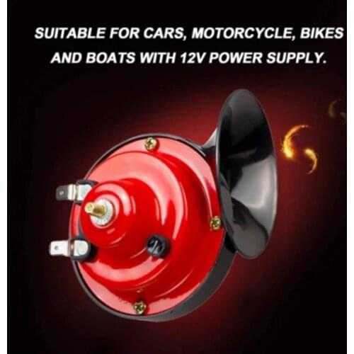 1 PC Waterproof snail horn High Quality Universal 12v Motorcycle Bike Horn For Motorcycle Scotter Electric Bracket Loud F1M6