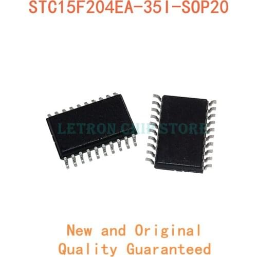 10PCS STC15F204EA-35I-SOP20 SOP-20 STC15F204EA 7.2MM SOIC-20 SOIC20 SMD new and original IC Chipset